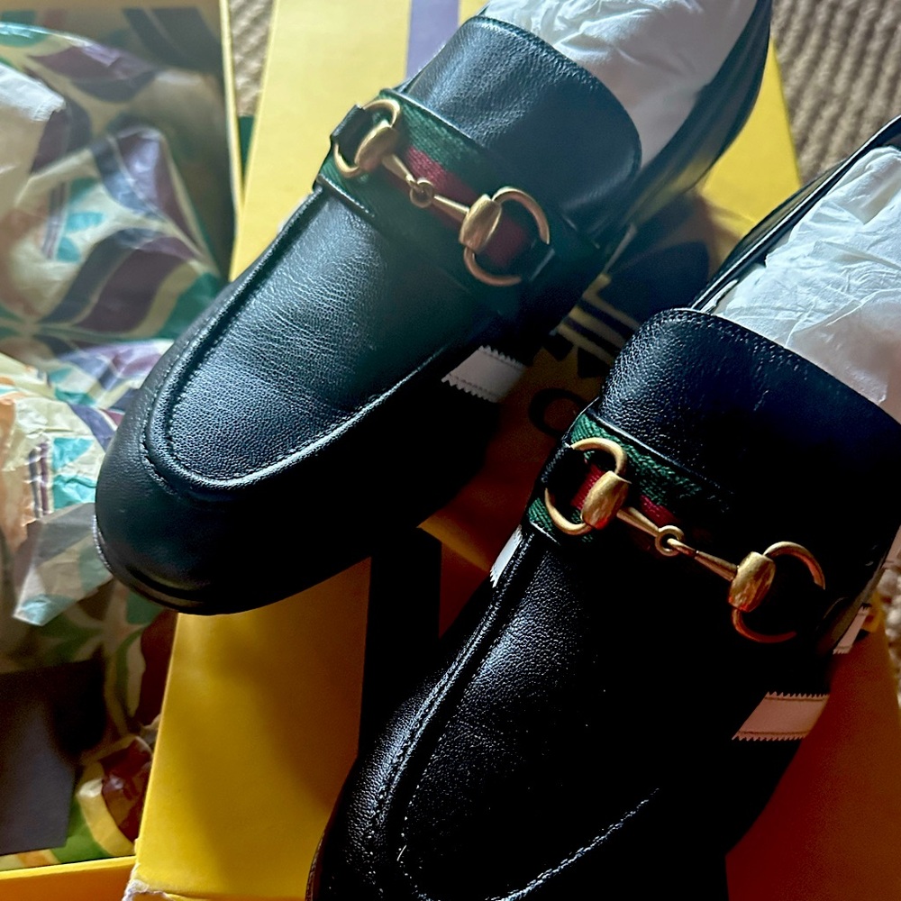 Gucci x Adidas Loafers. Never worn (sadly too big for me but they’re perfect!)